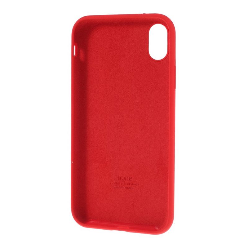 Coque iPhone Xs Silicone Coeur