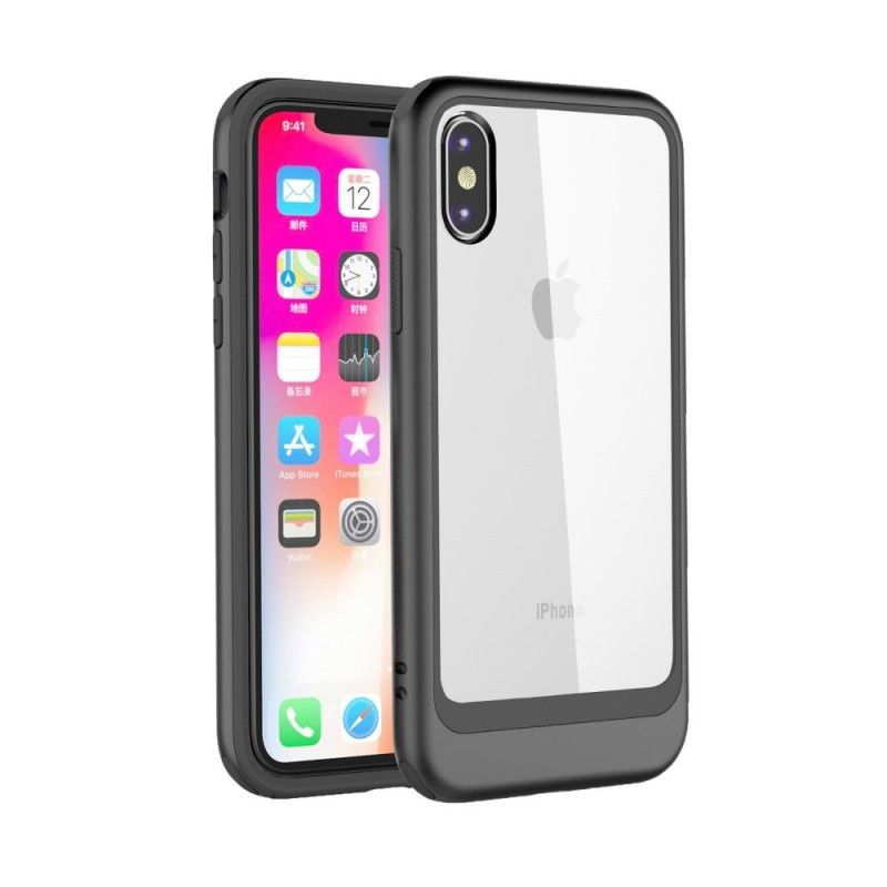 Coque iPhone Xs Transparente Détachable