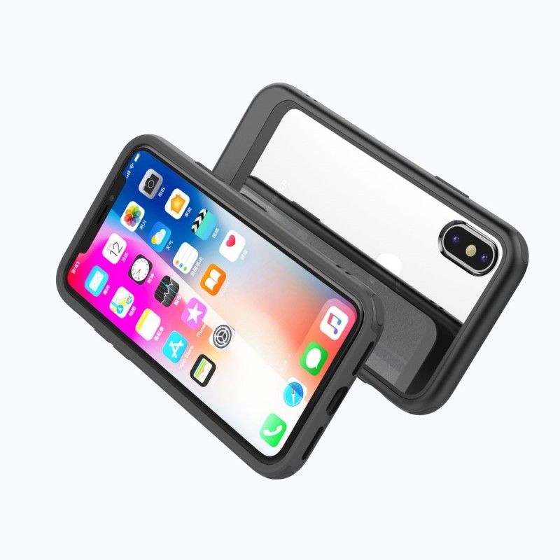 Coque iPhone Xs Transparente Détachable