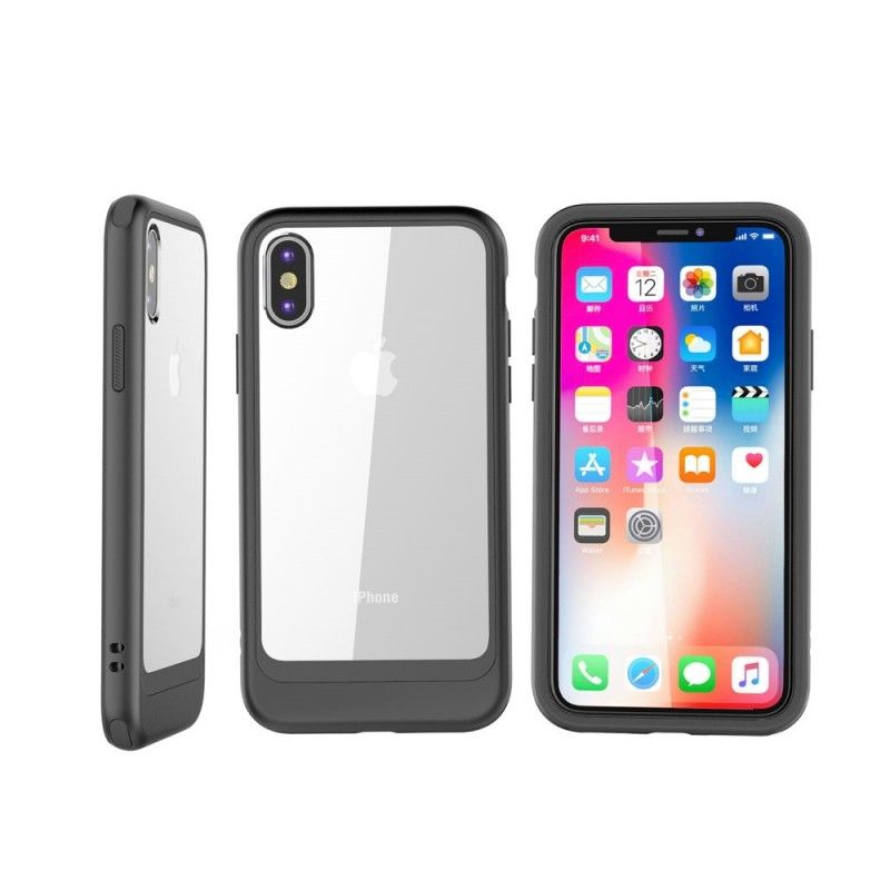 Coque iPhone Xs Transparente Détachable