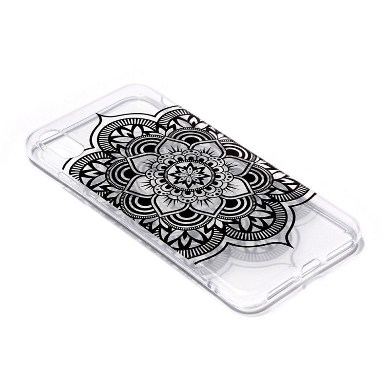 Coque iPhone Xs Transparente Mandala Classique