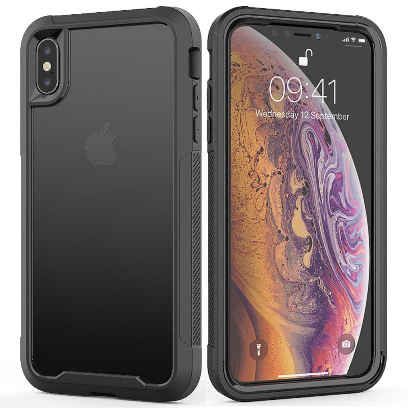 Coque iPhone Xs / X Hybride Transparente Rebords Bumper