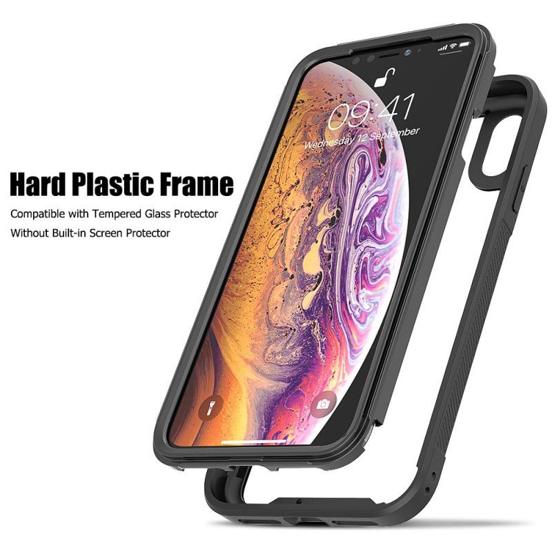 Coque iPhone Xs / X Hybride Transparente Rebords Bumper