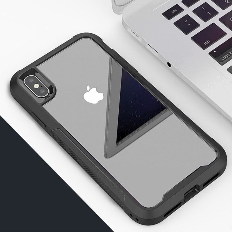 Coque iPhone Xs / X Hybride Transparente Rebords Bumper