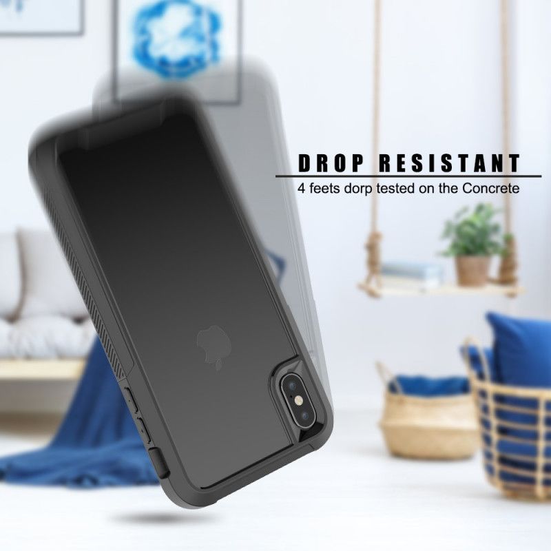 Coque iPhone Xs / X Hybride Transparente Rebords Bumper