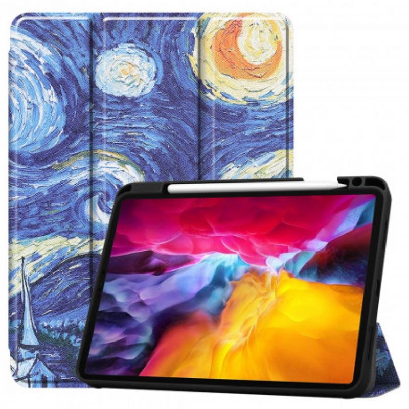 Coque Pour iPad Pro 11" (2021) Porte-stylet Nuit Étoilée