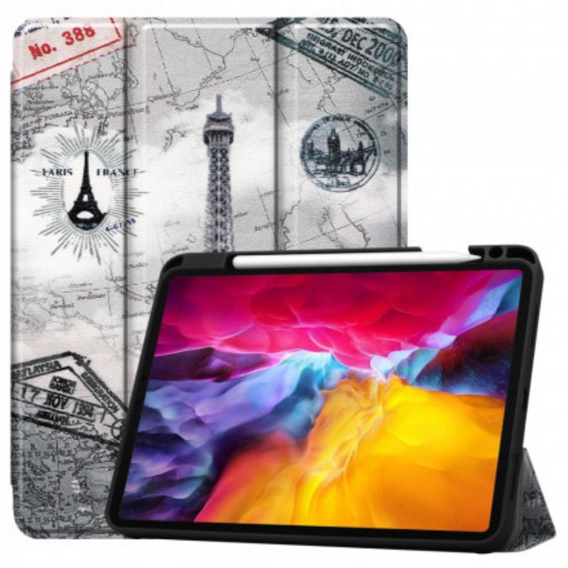 Coque Pour iPad Pro 11" (2021) Tour Eiffel Porte-stylet