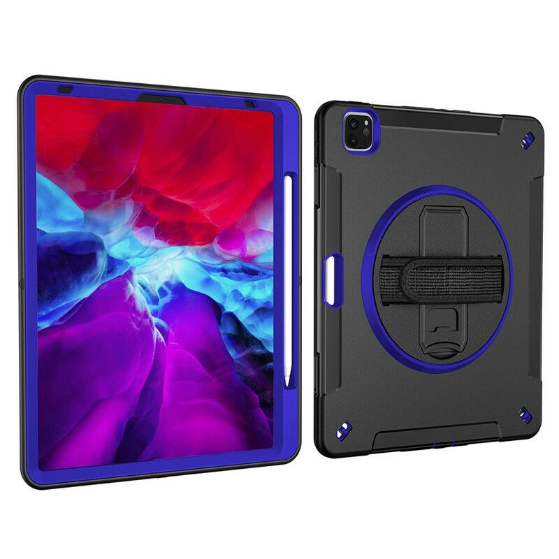 Coque Pour iPad Pro 12.9" (2021) (2020) (2018) Hybride Avec Bandoulière