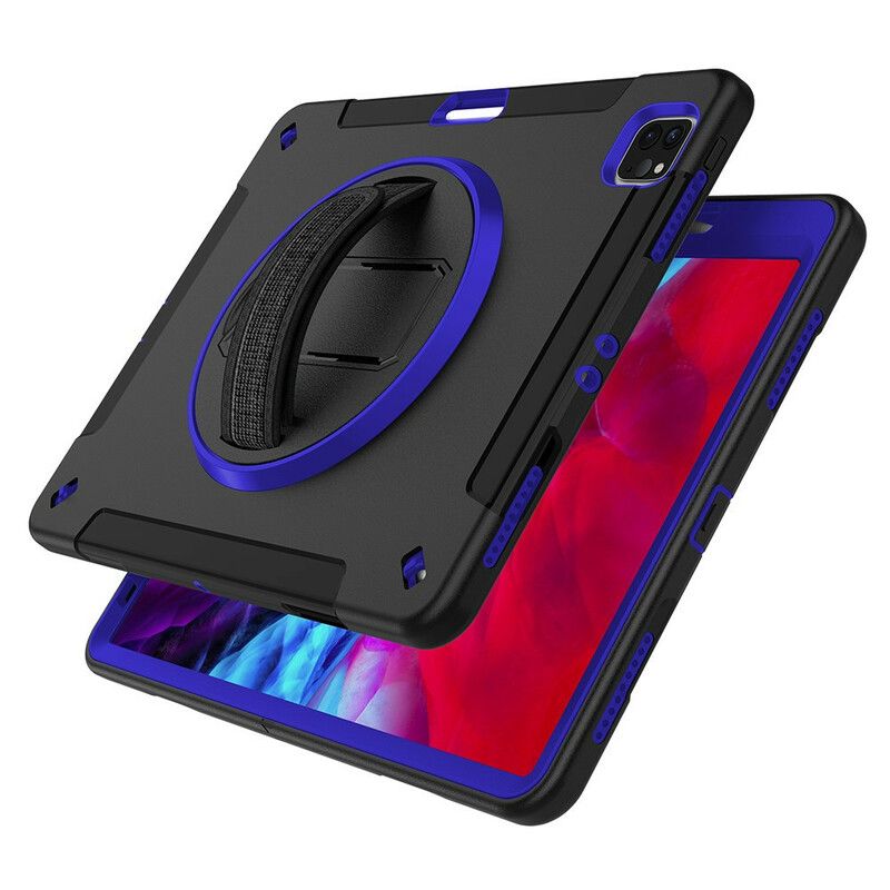 Coque Pour iPad Pro 12.9" (2021) (2020) (2018) Hybride Avec Bandoulière