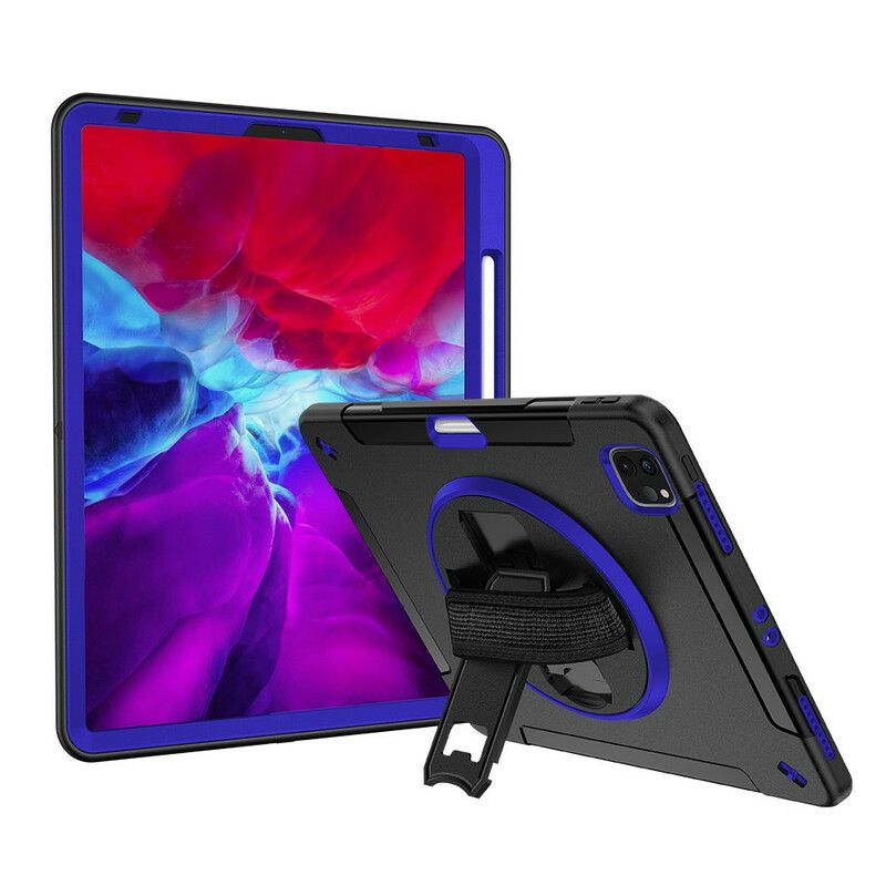 Coque Pour iPad Pro 12.9" (2021) (2020) (2018) Hybride Avec Bandoulière