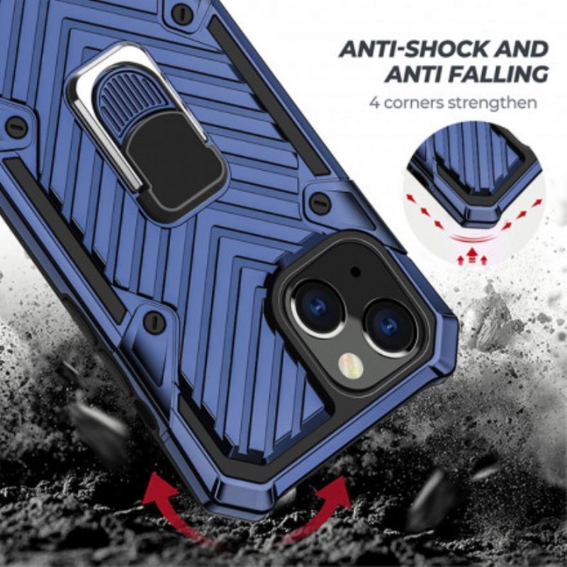 Coque Pour iPhone 13 Détachable Anneau-support