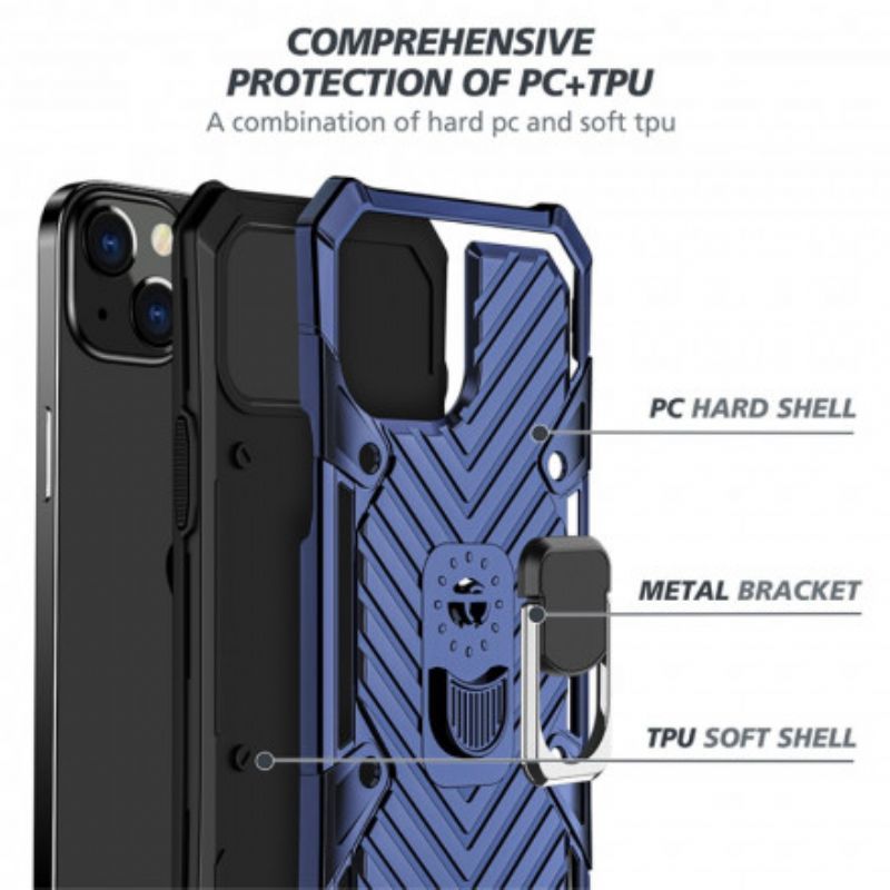 Coque Pour iPhone 13 Détachable Anneau-support