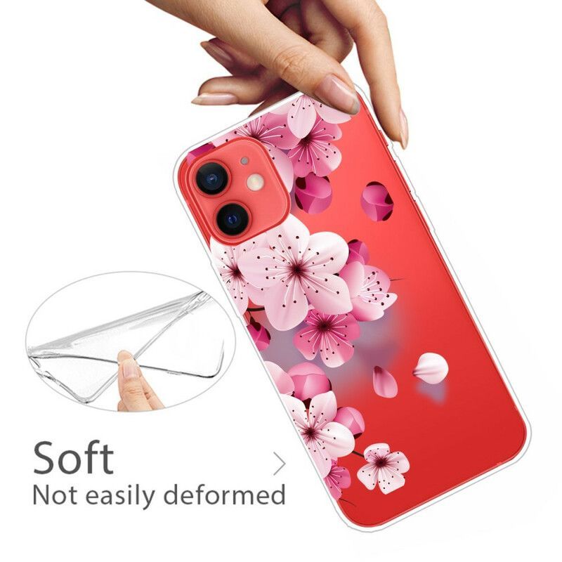 Coque Pour iPhone 13 Mini Florale Premium