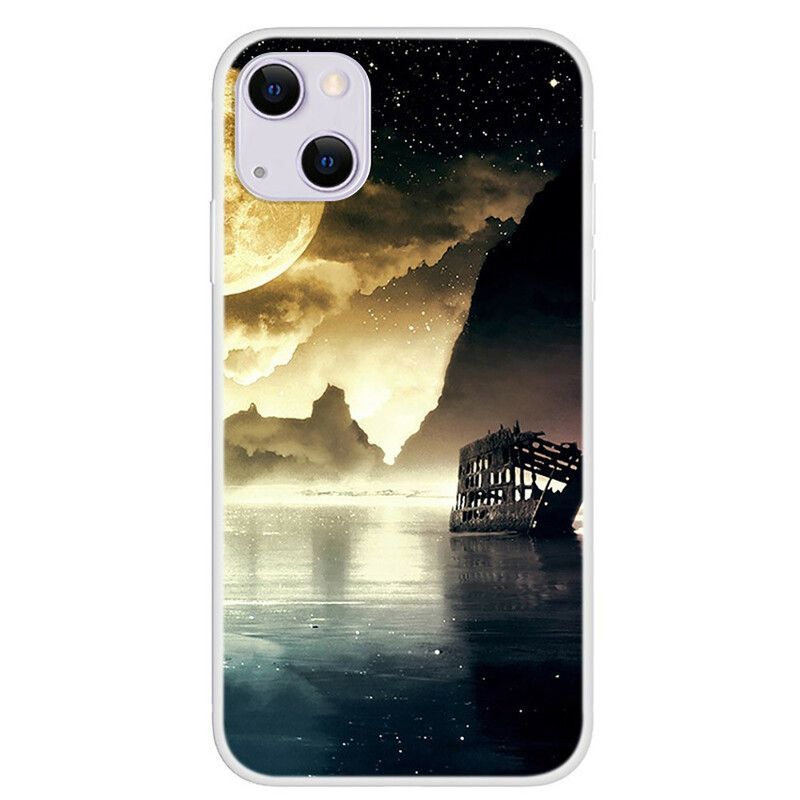 Coque Pour iPhone 13 Mini Pleine Lune