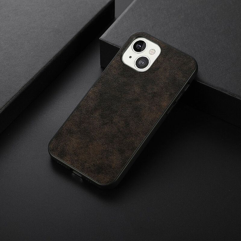 Coque Pour iPhone 13 Mini Style Cuir Business