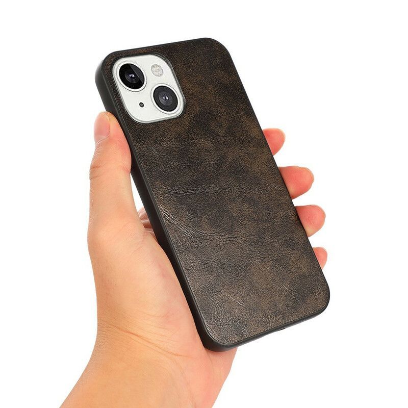 Coque Pour iPhone 13 Mini Style Cuir Business