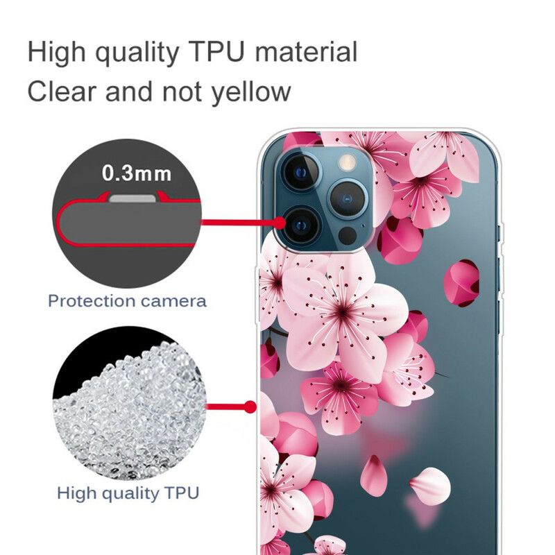 Coque Pour iPhone 13 Pro Florale Premium