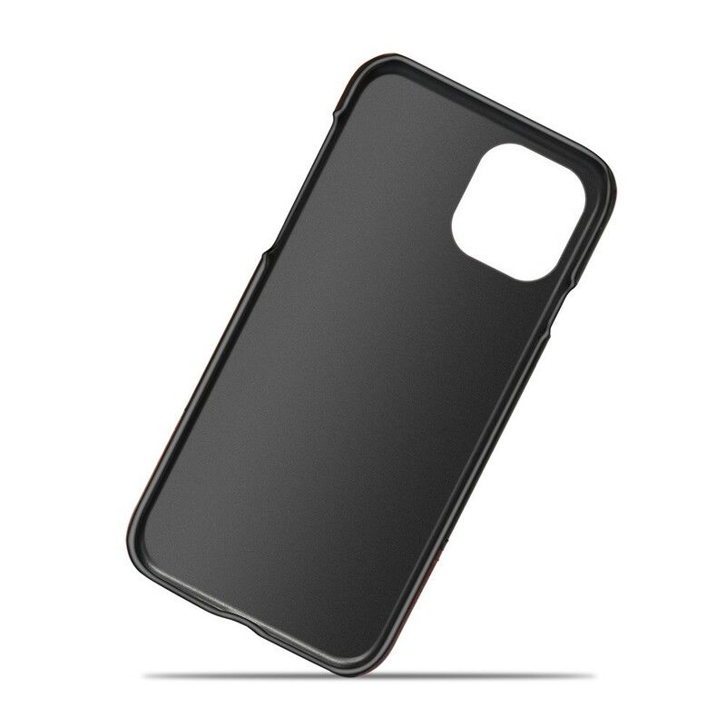 Coque Pour iPhone 13 Pro Max Effet Cuir Bicolore Ksq