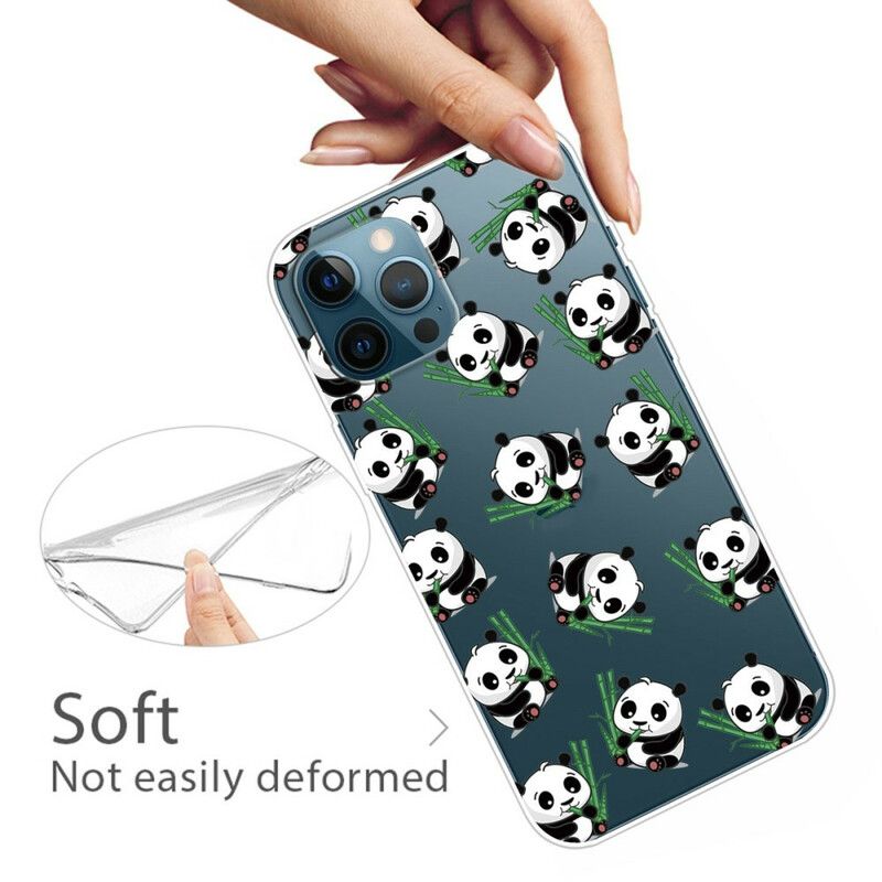 Coque Pour iPhone 13 Pro Max Petits Pandas