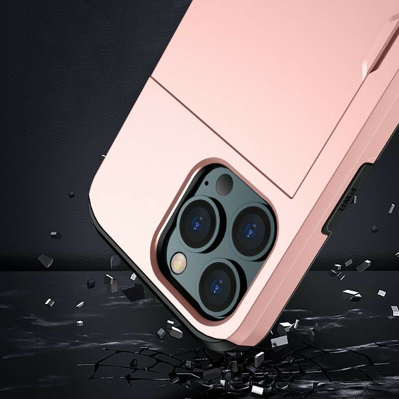 Coque Pour iPhone 13 Pro Max Porte-carte À Glissière