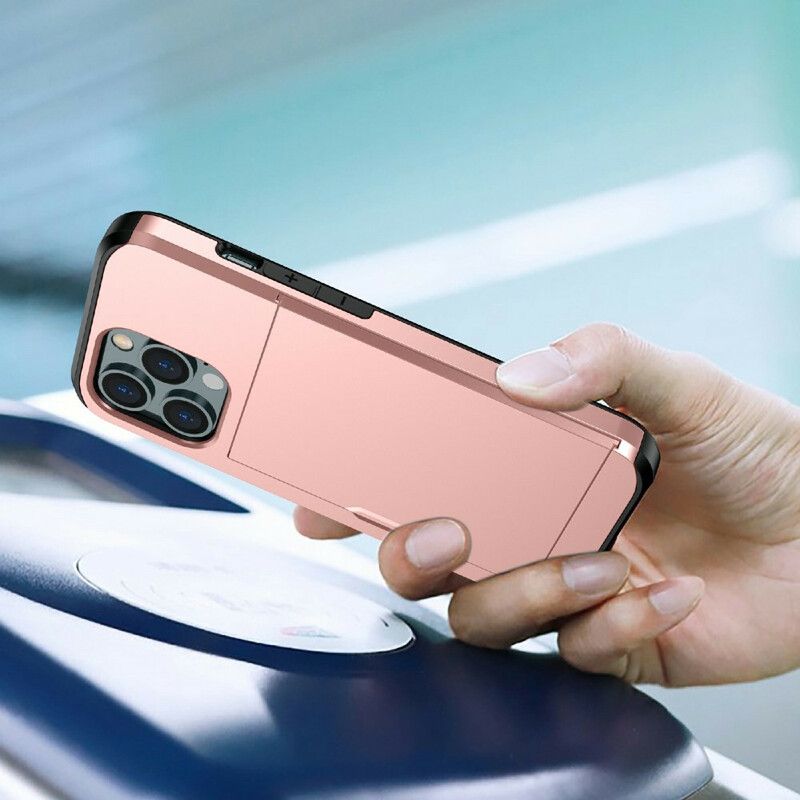 Coque Pour iPhone 13 Pro Max Porte-carte À Glissière