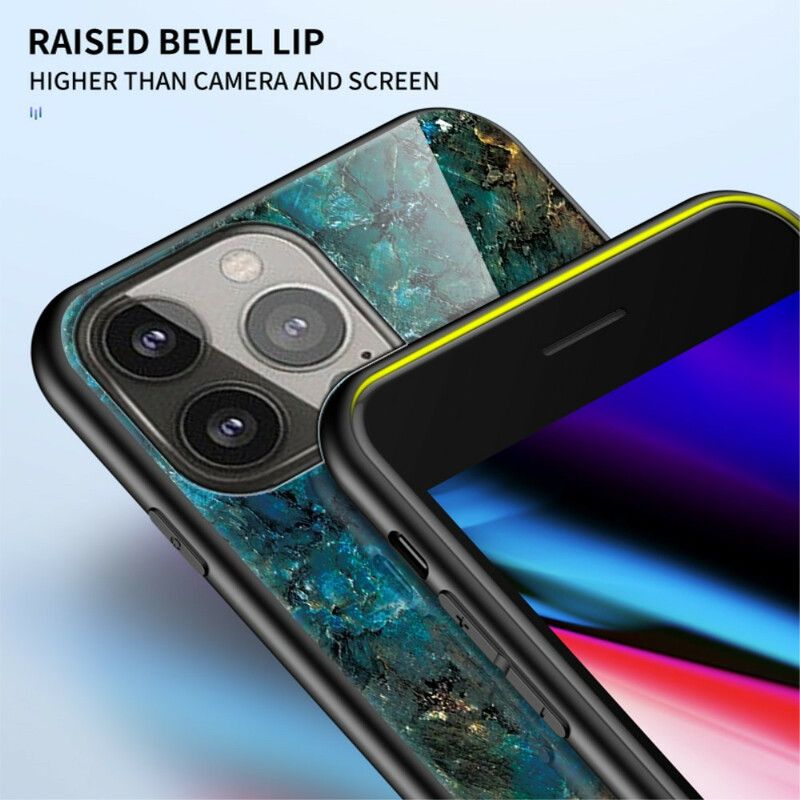 Coque Pour iPhone 13 Pro Verre Trempé Marble Colors