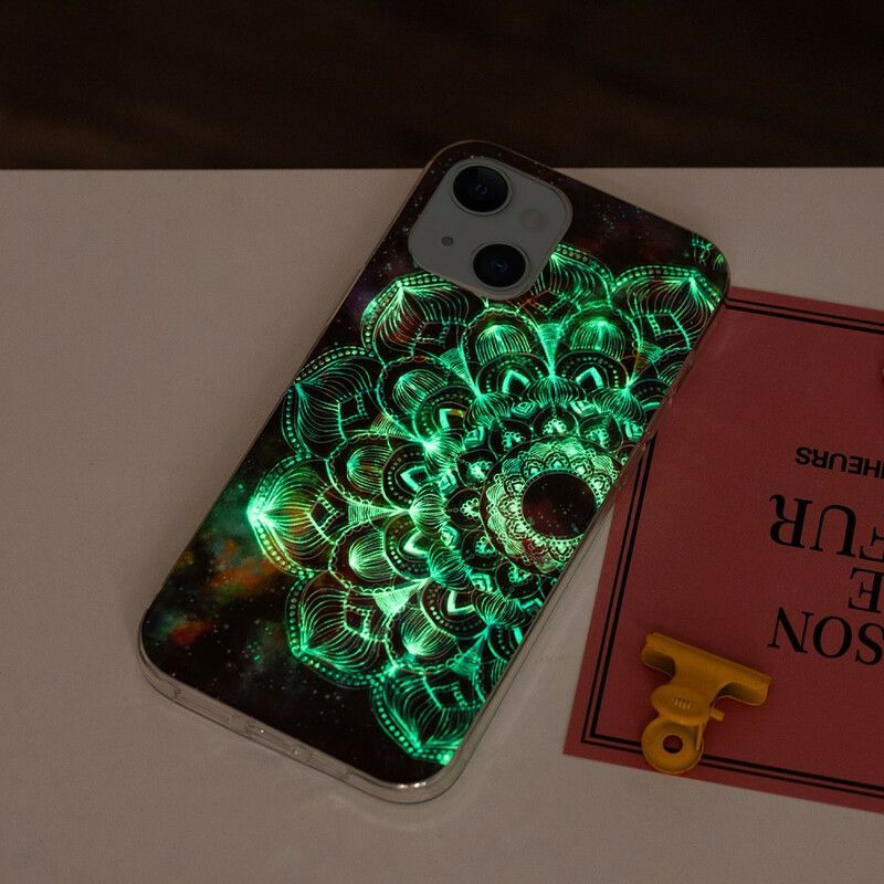 Coque Pour iPhone 13 Série Floralies Fluorescente