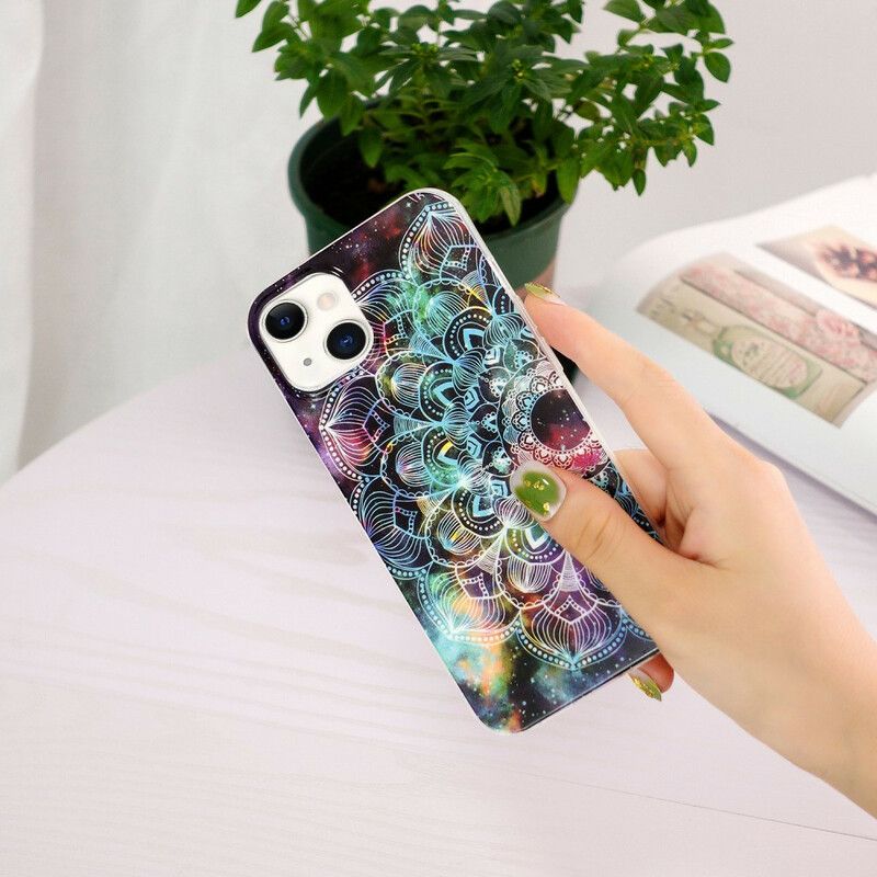 Coque Pour iPhone 13 Série Floralies Fluorescente