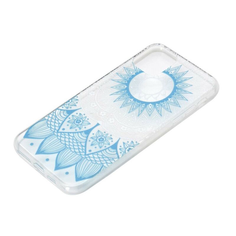 Coque Pour iPhone 13 Transparente Mandala Coloré