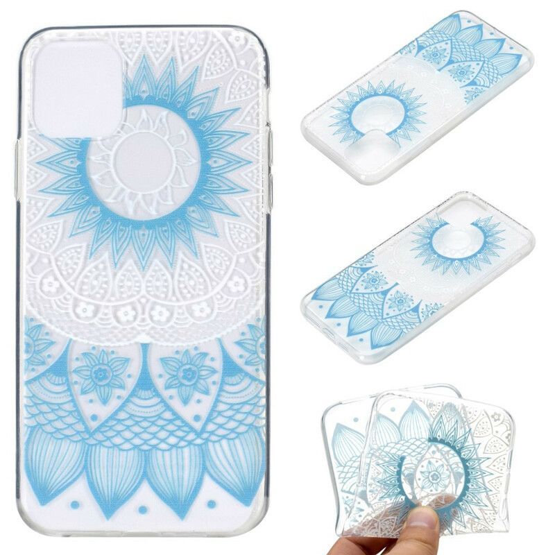 Coque Pour iPhone 13 Transparente Mandala Coloré