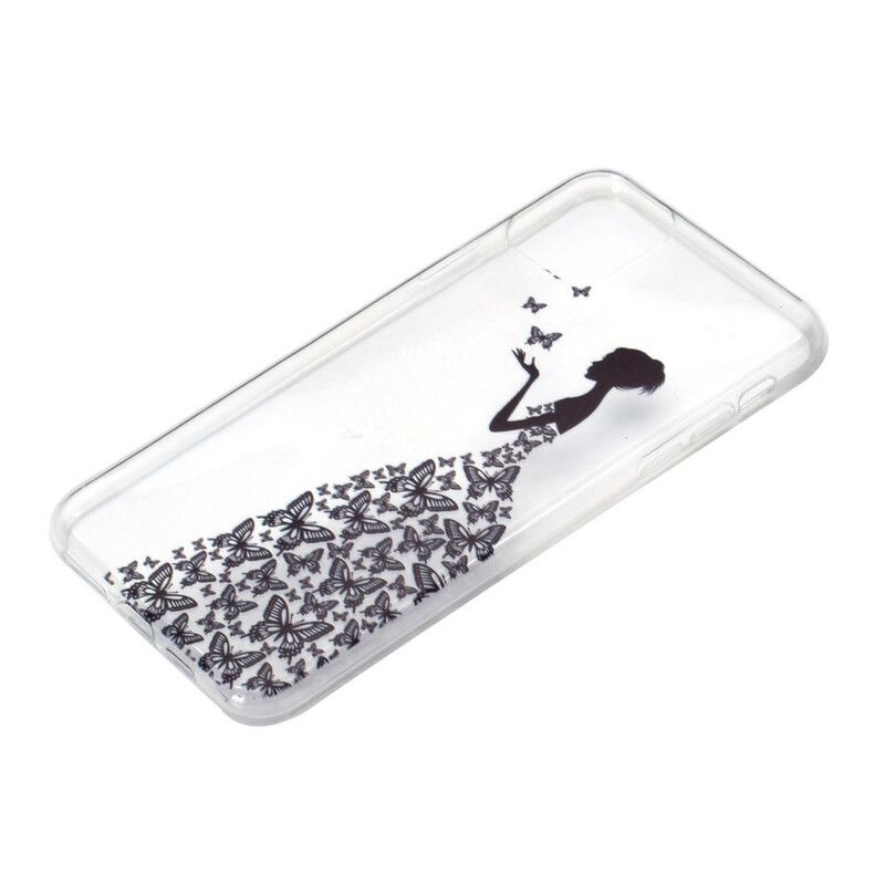 Coque Pour iPhone 13 Transparente Robe Papillons