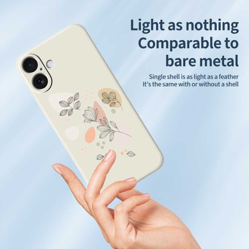 Coque pour iPhone 17 Feuilles Esquissées