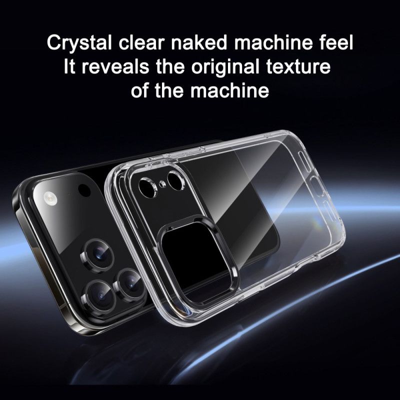 Coque pour iPhone 17 Pro Max Transparente Cadre Objectif Métallique IPAKY