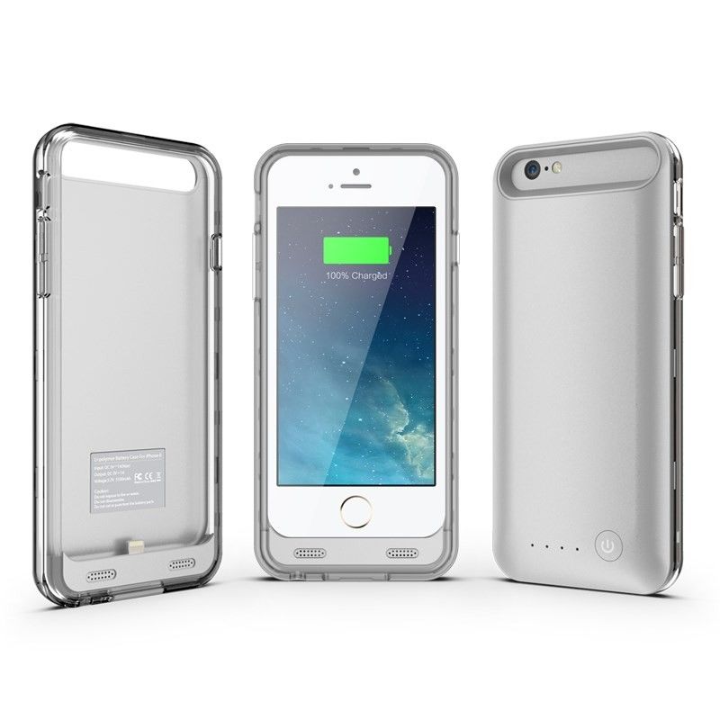 Coque Qui Recharge Votre iPhone 6 Ifans - Argenté