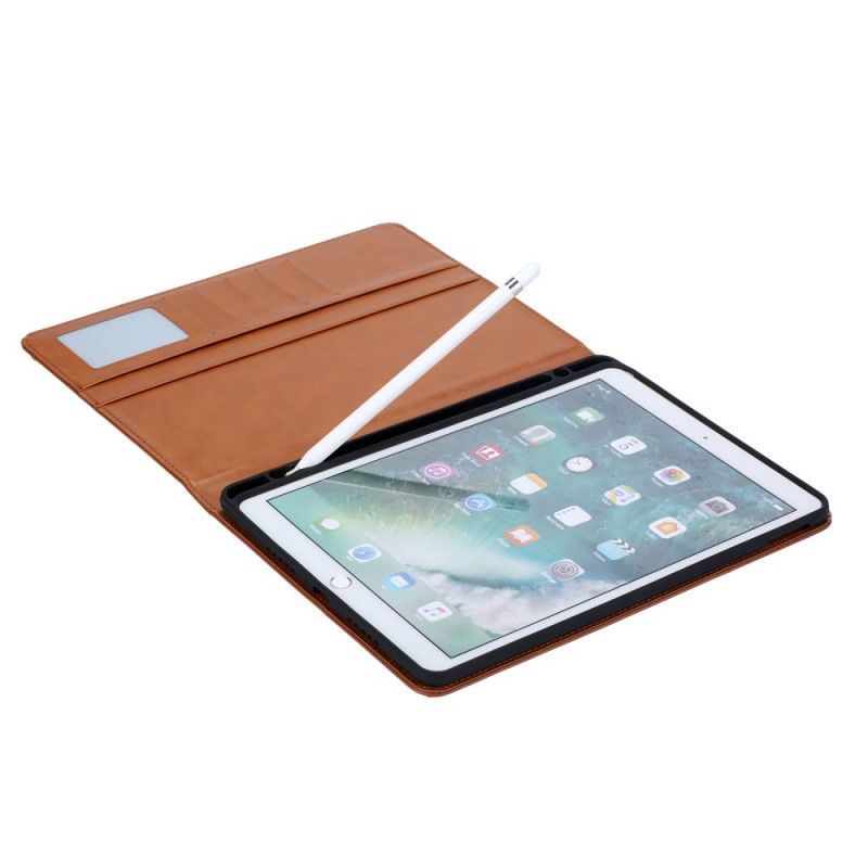 Étui iPad 10.2" (2020) (2019) Effet Cuir Porte-documents