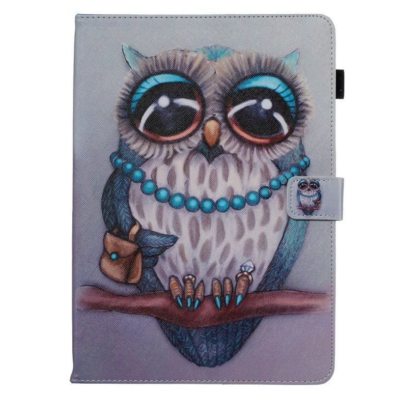 Étui iPad 10.2" (2020) (2019) Hibou Collier