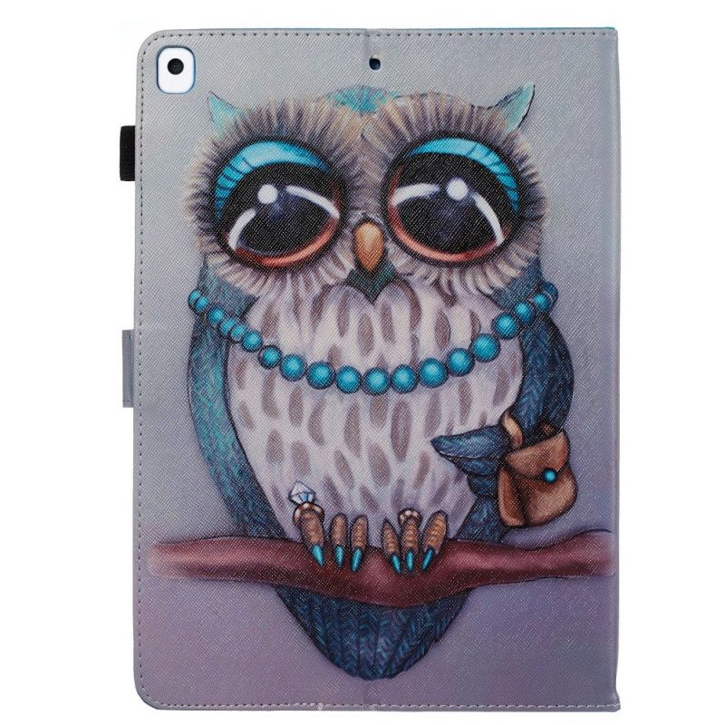 Étui iPad 10.2" (2020) (2019) Hibou Collier