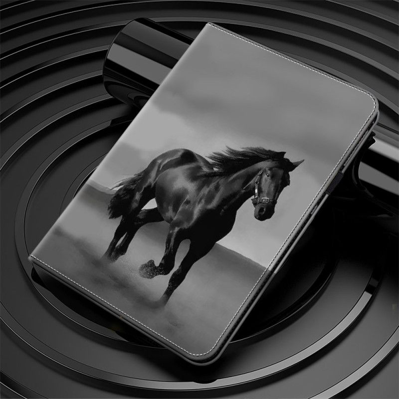 Étui iPad (2025) / 10.9 (2022) Cheval Noir