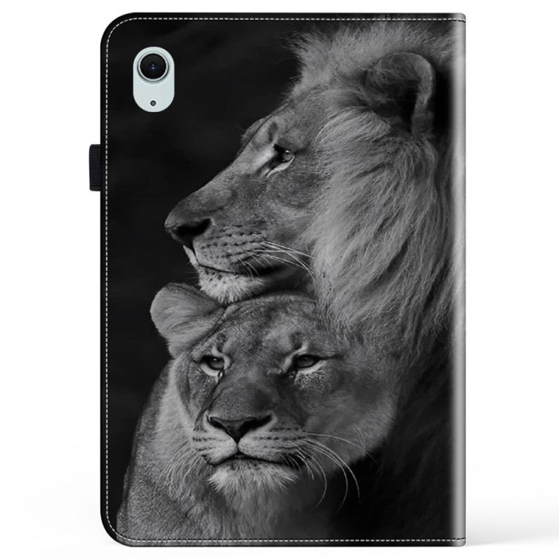 Étui iPad (2025) / 10.9 (2022) Couple de Lions
