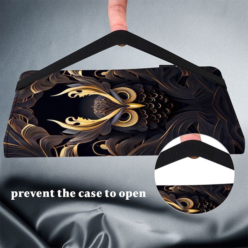 Étui iPad (2025) / 10.9 (2022) Hibou Doré