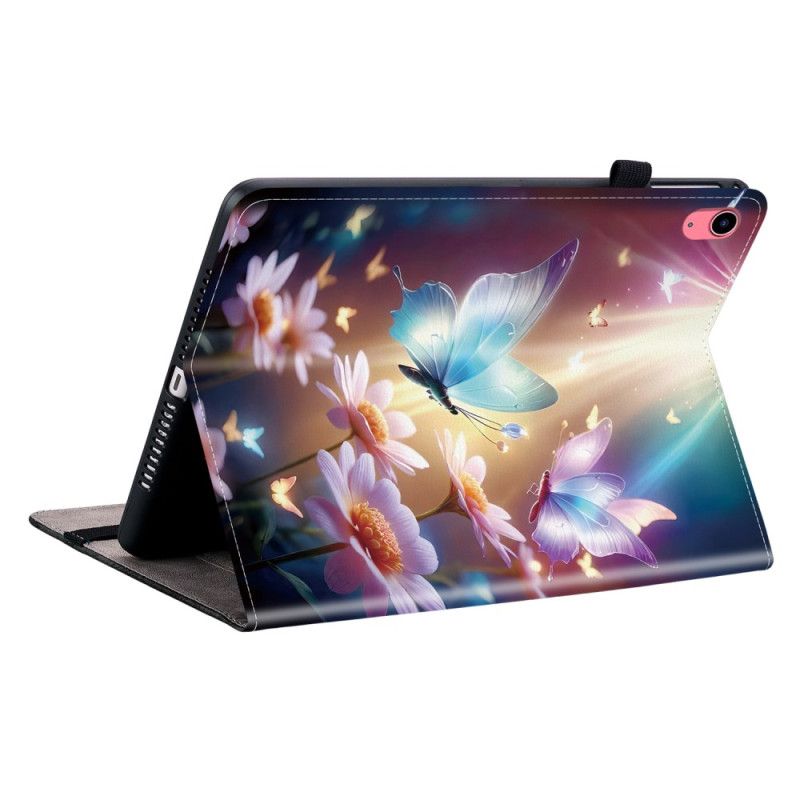 Étui iPad (2025) / 10.9 (2022) Papillons sous la Lumière