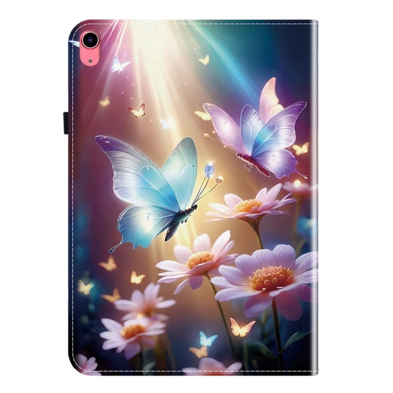 Étui iPad (2025) / 10.9 (2022) Papillons sous la Lumière