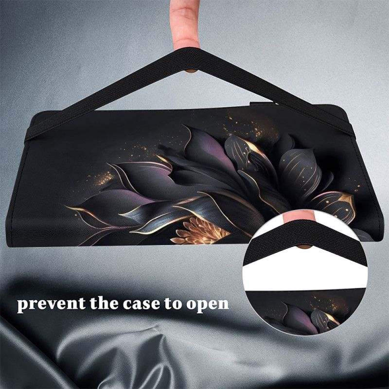 Étui iPad (2025) / 10.9 (2022) Rose Noire