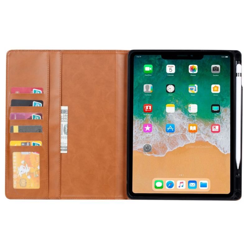 Étui iPad Mini 6 (2021) Effet Cuir Porte-Documents