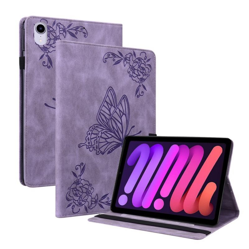 Étui iPad Mini 6 (2021) Papillons Stylisés