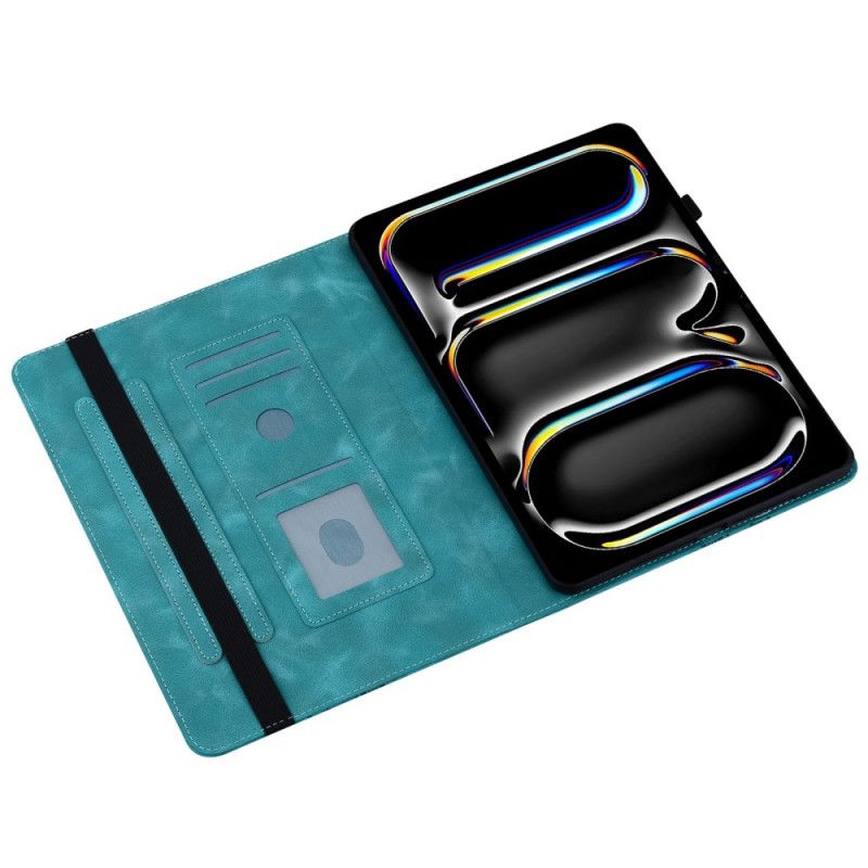 Étui iPad Pro 13 (2025) / 13 (2024) Effet Daim Coeur