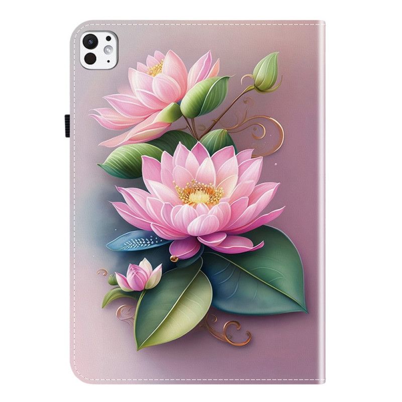 Étui iPad Pro 13 (2025) / 13 (2024) Motif Lotus