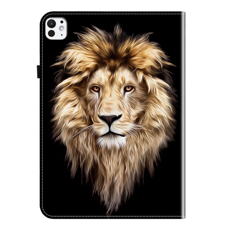 Flip Cover iPad Pro 13 (2025) / 13 (2024) Tête de Lion