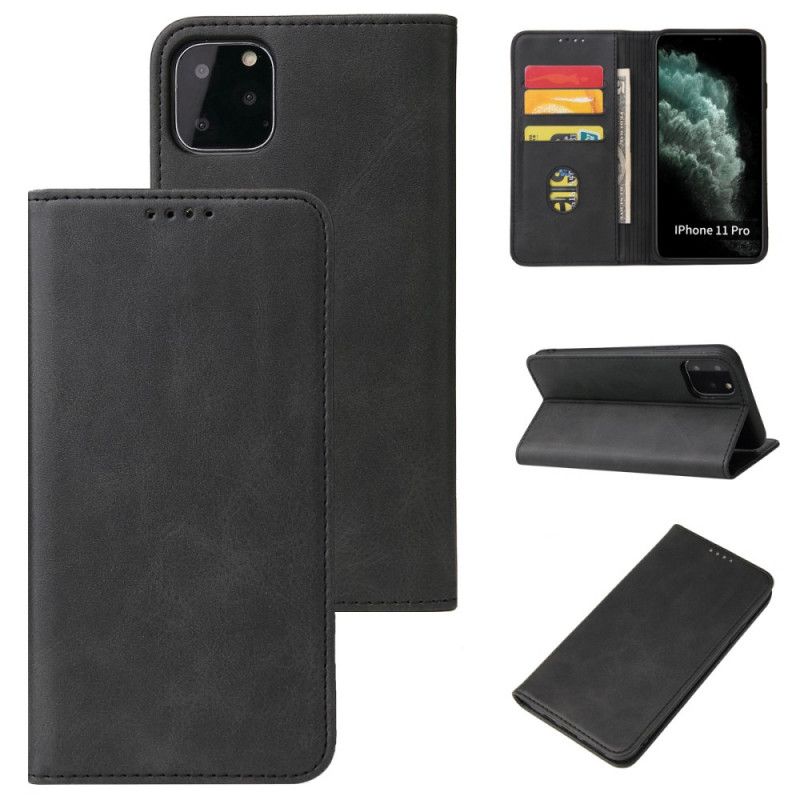 Flip Cover iPhone 11 Pro Effet Cuir Business Style Plus