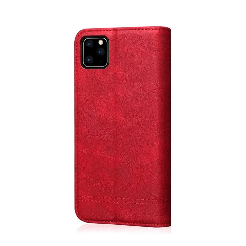 Flip Cover iPhone 11 Pro Effet Cuir Coutures